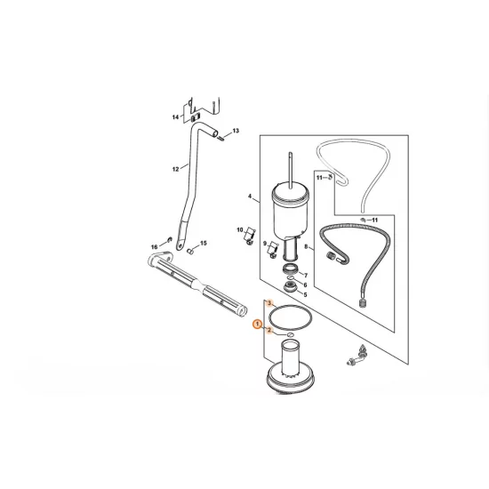 STIHL  Rura pompy 4255 670 6602